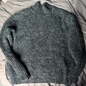 Alexander Wang Men's Charcoal Turtleneck Sweater